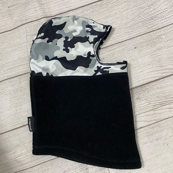 Seirus youth boys ski/snow headliner camo print top black bottom - Picture 5 of 5